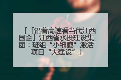 「沿着高速看当代江西国企」江西省水投建设集团：班组“小细胞”激活项目“大建设”