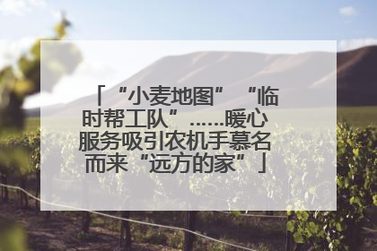 “小麦地图”“临时帮工队”……暖心服务吸引农机手慕名而来“远方的家”