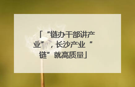 “链办干部讲产业”，长沙产业“链”就高质量