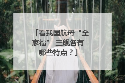 看我国航母“全家福” 三舰各有哪些特点？