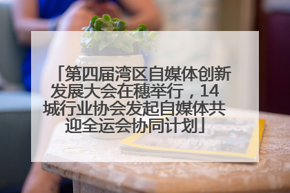 第四届湾区自媒体创新发展大会在穗举行，14城行业协会发起自媒体共迎全运会协同计划