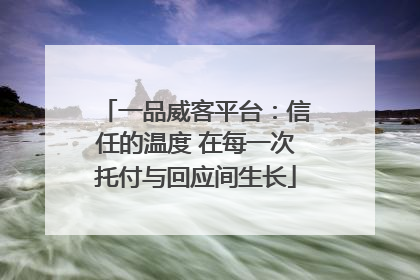 一品威客平台：信任的温度 在每一次托付与回应间生长