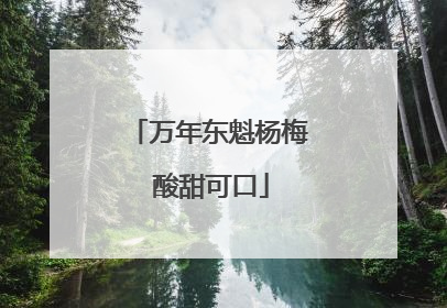 万年东魁杨梅 酸甜可口