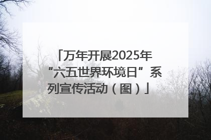万年开展2025年“六五世界环境日”系列宣传活动（图）