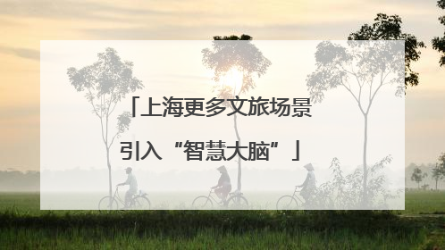 上海更多文旅场景引入“智慧大脑”
