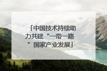 中国技术持续助力共建“一带一路”国家产业发展