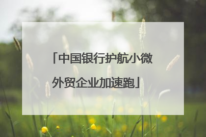 中国银行护航小微外贸企业加速跑