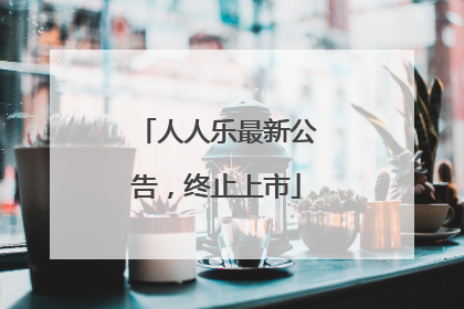 人人乐最新公告，终止上市