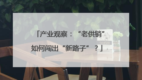 产业观察：“老供销”如何闯出“新路子”？