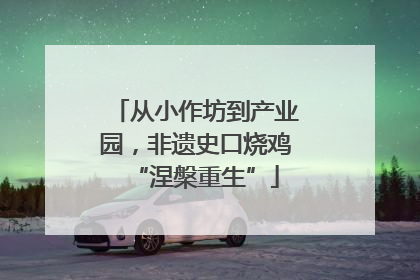 从小作坊到产业园，非遗史口烧鸡“涅槃重生”