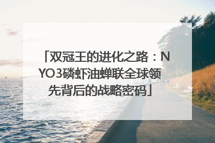 双冠王的进化之路：NYO3磷虾油蝉联全球领先背后的战略密码