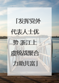 发挥党外代表人士优势 浙江上虞统战聚合力助共富