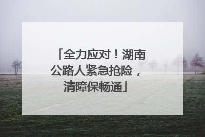 全力应对！湖南公路人紧急抢险，清障保畅通