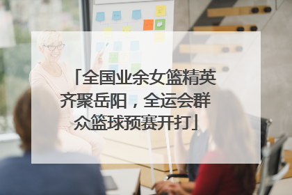 全国业余女篮精英齐聚岳阳，全运会群众篮球预赛开打