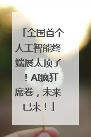全国首个人工智能终端展太顶了！AI疯狂席卷，未来已来！
