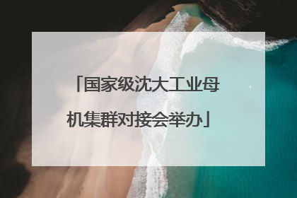 国家级沈大工业母机集群对接会举办
