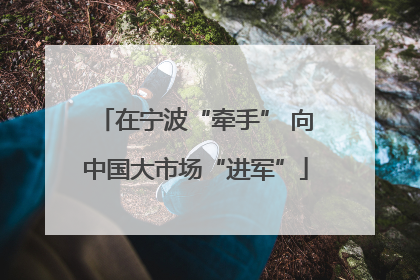 在宁波“牵手” 向中国大市场“进军”