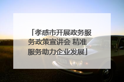 孝感市开展政务服务政策宣讲会 精准服务助力企业发展