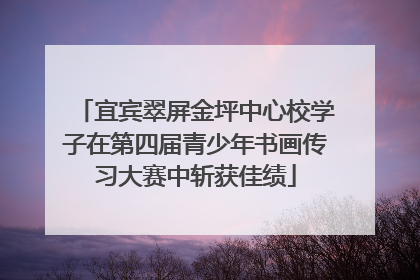 宜宾翠屏金坪中心校学子在第四届青少年书画传习大赛中斩获佳绩