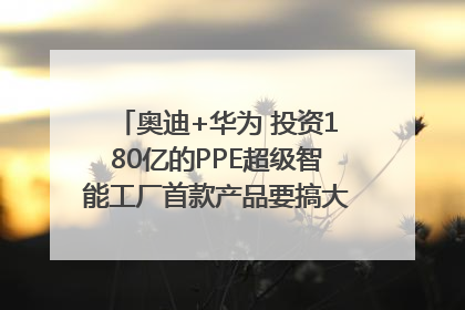 奥迪+华为 投资180亿的PPE超级智能工厂首款产品要搞大事情？｜粤港澳车展