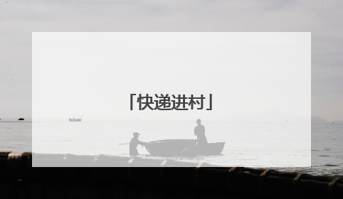 快递进村
