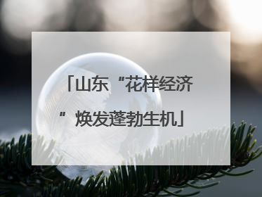山东“花样经济”焕发蓬勃生机