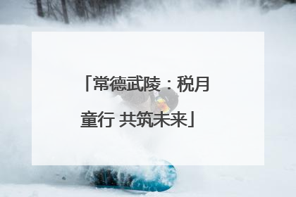 常德武陵：税月童行 共筑未来