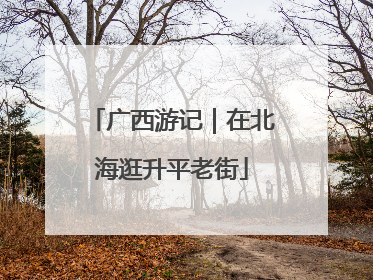 广西游记｜在北海逛升平老街
