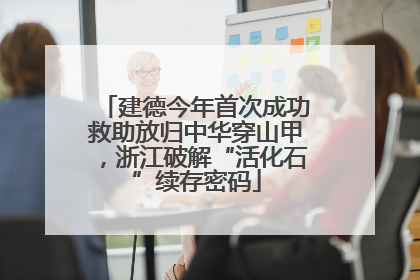 建德今年首次成功救助放归中华穿山甲，浙江破解“活化石”续存密码