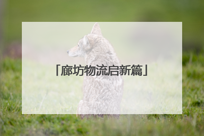 廊坊物流启新篇