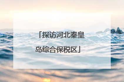 探访河北秦皇岛综合保税区