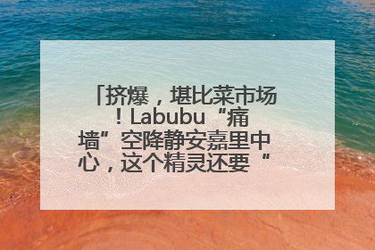 挤爆，堪比菜市场！Labubu“痛墙”空降静安嘉里中心，这个精灵还要“突袭”便利店？