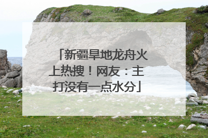 新疆旱地龙舟火上热搜！网友：主打没有一点水分