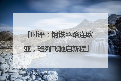 时评：钢铁丝路连欧亚，班列飞驰启新程