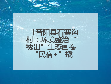 昔阳县石寨沟村：环境整治“绣出”生态画卷 “民宿+”撬动农文旅融合