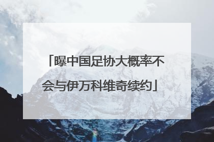 曝中国足协大概率不会与伊万科维奇续约