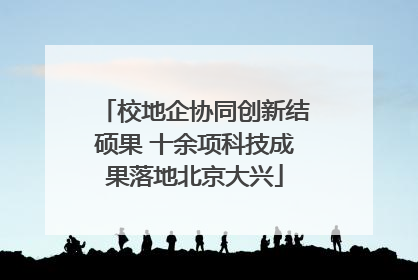 校地企协同创新结硕果 十余项科技成果落地北京大兴