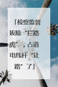 检察监督拔除“拦路虎”，占道电线杆“让路”了