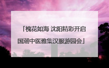 槐花如海 沈阳精彩开启国潮中医雅集汉服游园会