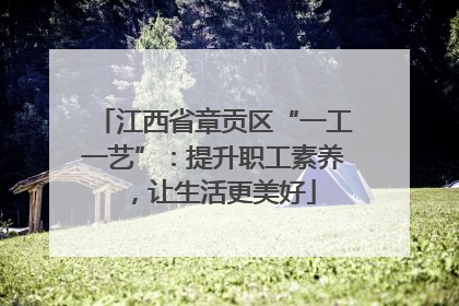 江西省章贡区“一工一艺”：提升职工素养，让生活更美好
