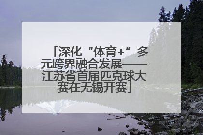 深化“体育+”多元跨界融合发展——江苏省首届匹克球大赛在无锡开赛