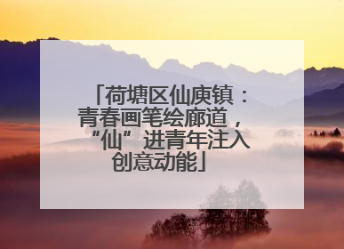 荷塘区仙庾镇：青春画笔绘廊道，“仙”进青年注入创意动能