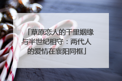 草原恋人的千里姻缘与半世纪相守：两代人的爱情在襄阳同框