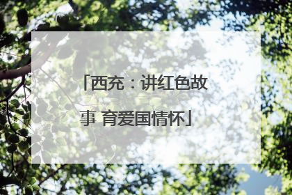 西充：讲红色故事 育爱国情怀