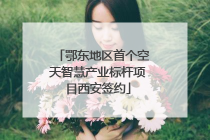鄂东地区首个空天智慧产业标杆项目西安签约