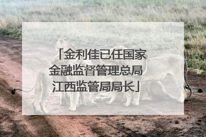金利佳已任国家金融监督管理总局江西监管局局长