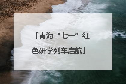 青海“七一”红色研学列车启航