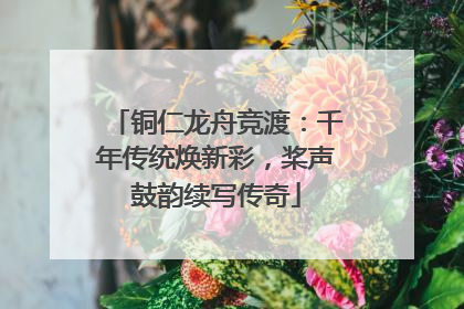 铜仁龙舟竞渡：千年传统焕新彩，桨声鼓韵续写传奇