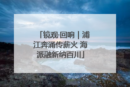 镜观·回响｜浦江奔涌传薪火 海派融新纳百川