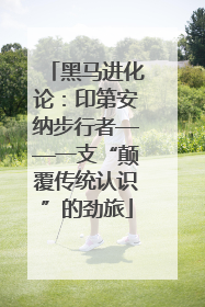 黑马进化论：印第安纳步行者——一支“颠覆传统认识”的劲旅